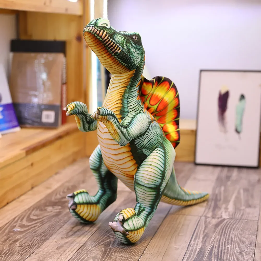 1pc 40cm New Dinosaur Plush Toys Stuffed Animal Dragon Doll Spinosaurus For Children Lifelike Pillow Kids Birthday Gift