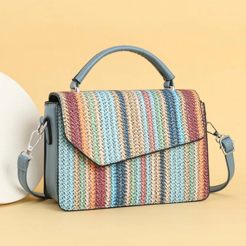 Tas Selempang Wanita Model Convertible Elegan, Terinspirasi Desainer, Bahan Kulit, Pegangan Atas, Tali Selempang Panjang