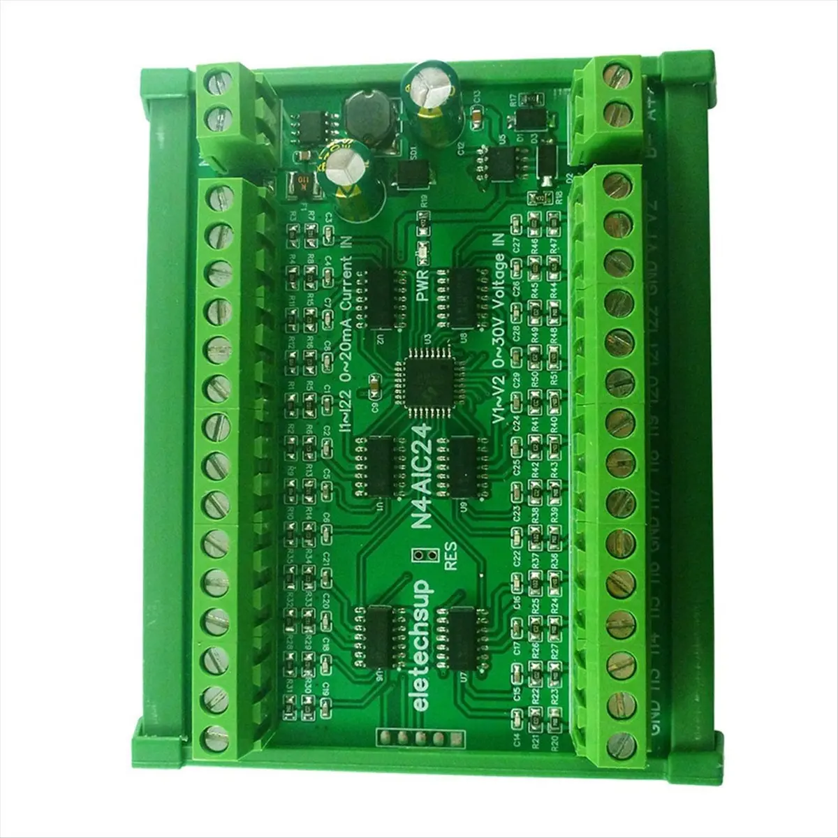 M85K  22CH 0-20MA/4-20MA to RS485 Current Analog Input Collector Module MODBUS RTU for PT100 K Thermocouple Pressure Sensor