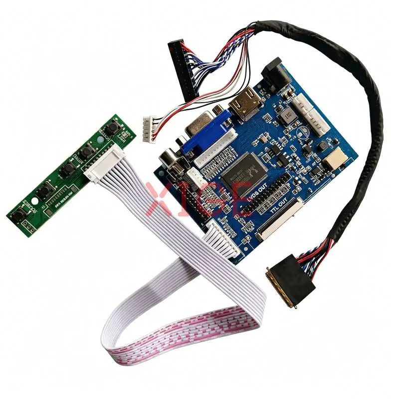 Placa de Controle Compatível com B125XW02 LP125WH2-TL LP125WH2-SL B125XW01 para Tela de Laptop 1366*768 40 Pinos LVDS HDMI+VGA+AV Kit DIY