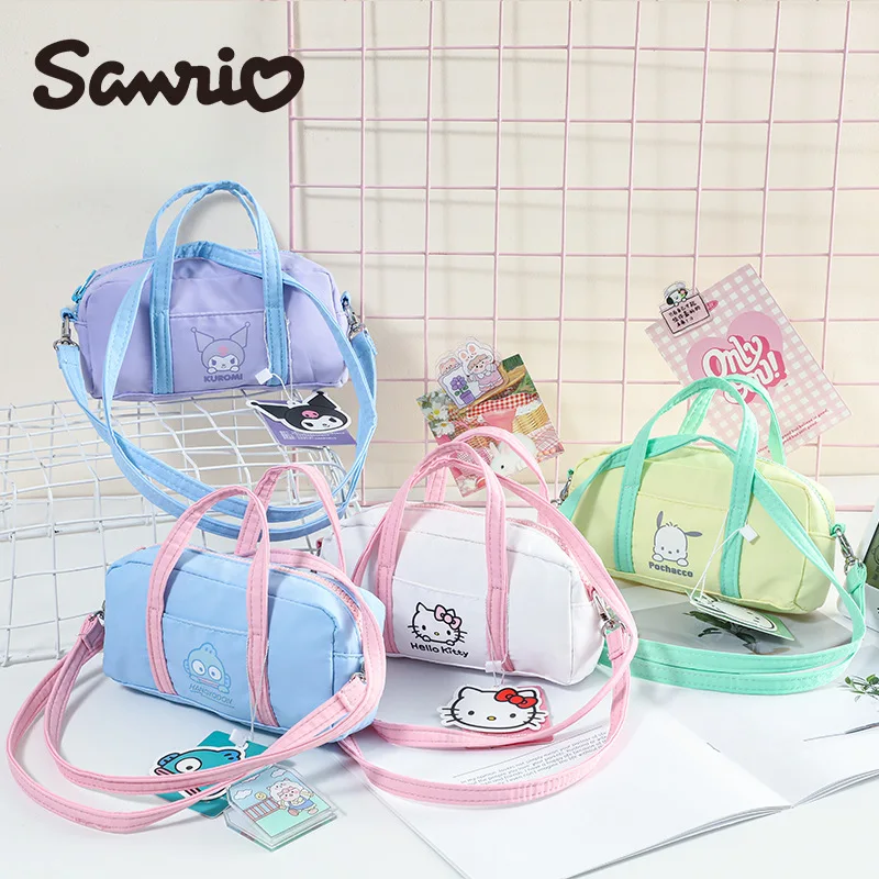 Sanrio Backpack Kuromi Crossbody Bags Cinnamoroll My Melody Hello Kitty Shoulder Bag Pochacco Handbag Hangyodon Girl Gift Anime