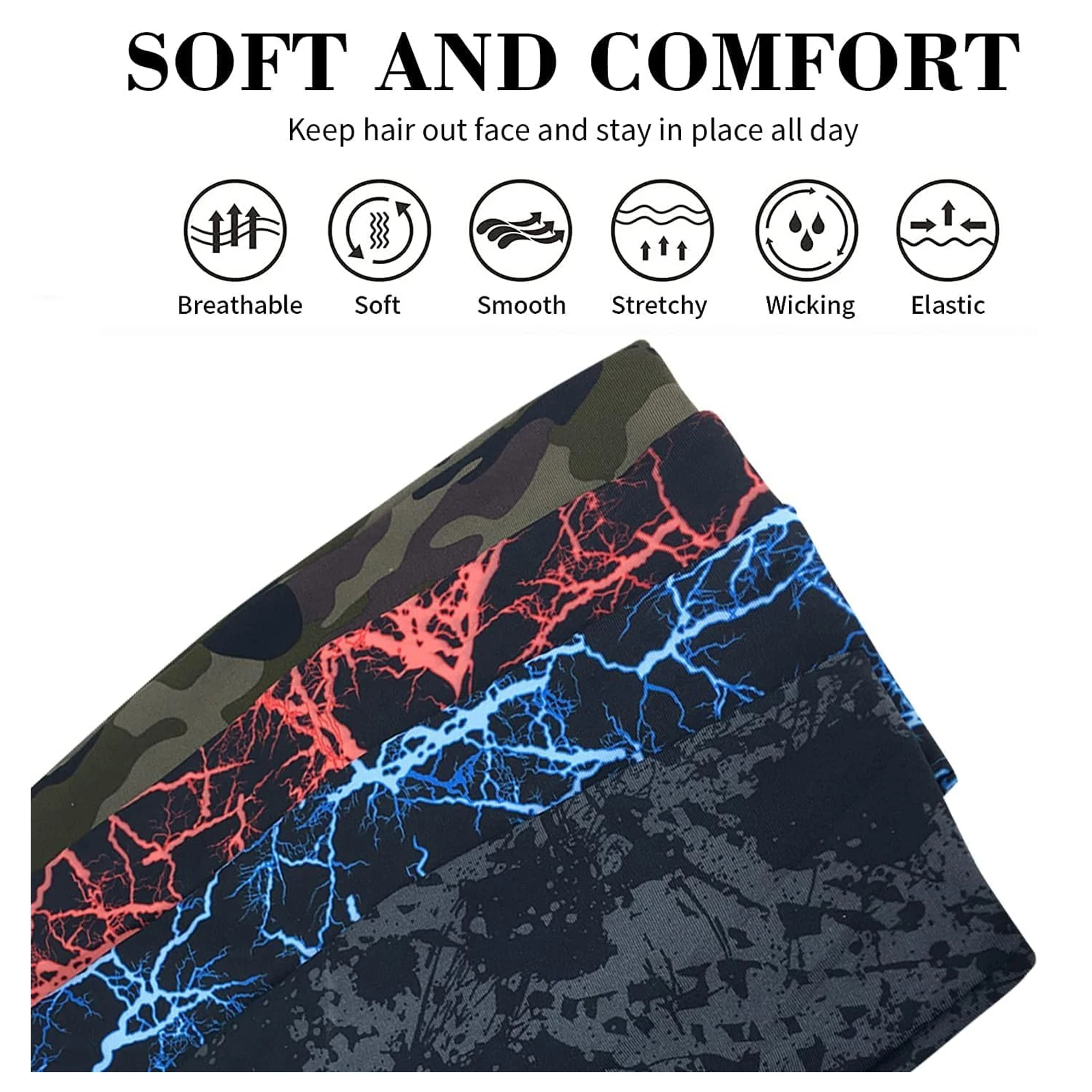 Bluetooth Earphones Sports Headband Elastic Wireless Headphones Music Sleeping Eye Mask Wireless Bluetooth Headset Yoga Headband