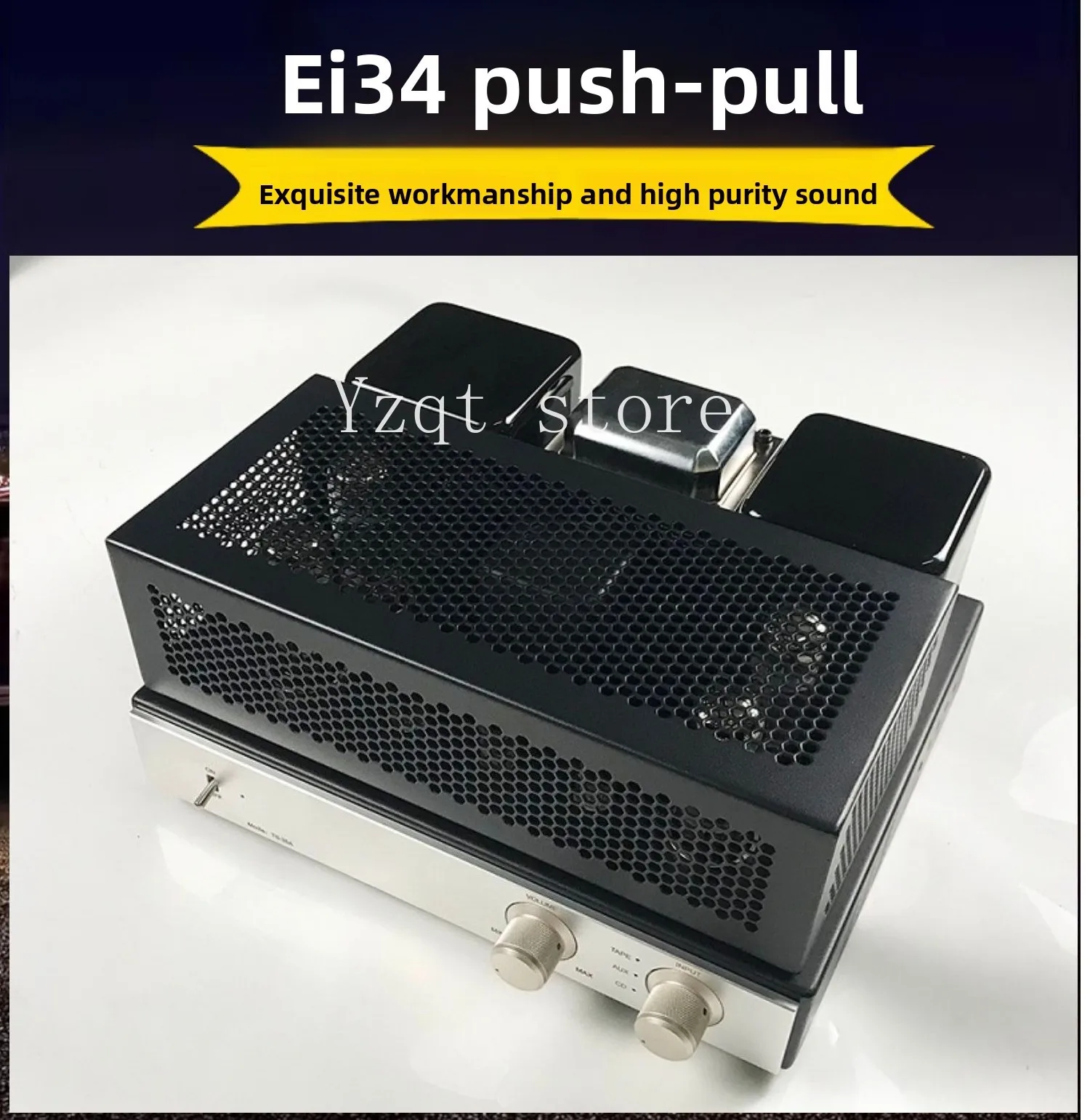 EL34 push-pull tube amplifier DIY kit, HiFi stereo vacuum tube amplifier enthusiast level