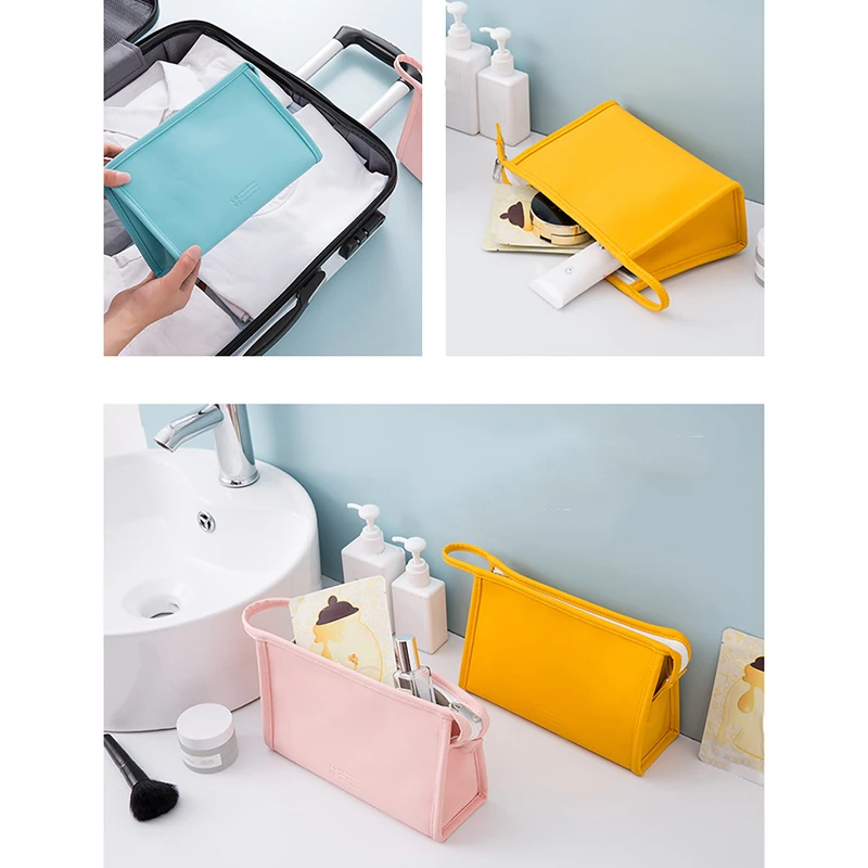 Cosmetic Bag For Women Colorful Waterproof Travel Storage Bags Mini Cute Toiletry Makeup Portable Tote Bags Purses 2024 New