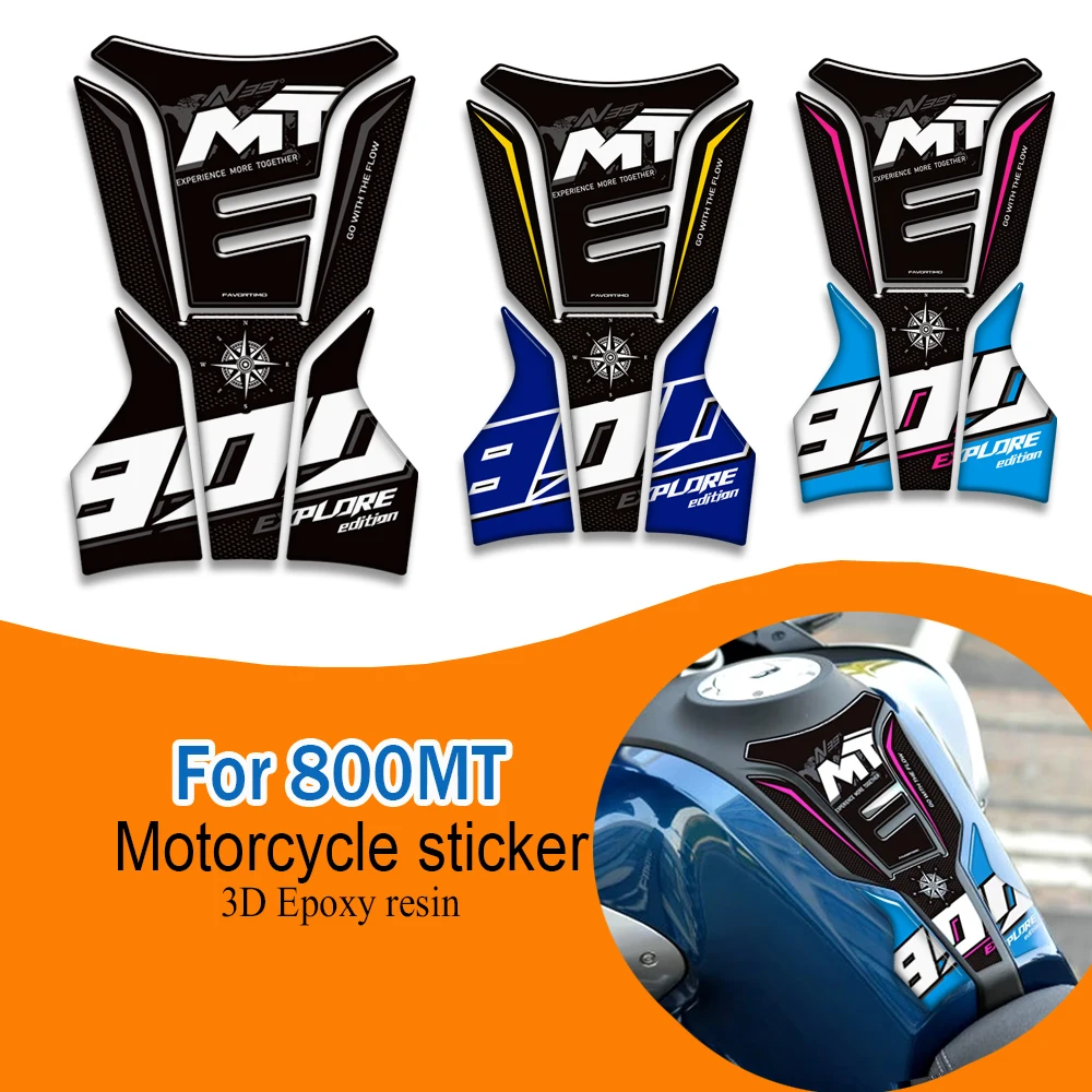 800MT สําหรับ CFMoto 800MT กีฬาสํารวจ Touring Adventure Protector ถัง Pad Grips ชุดเข่า Fairing Fender สติ๊กเกอร์สติ๊กเกอร์กาว