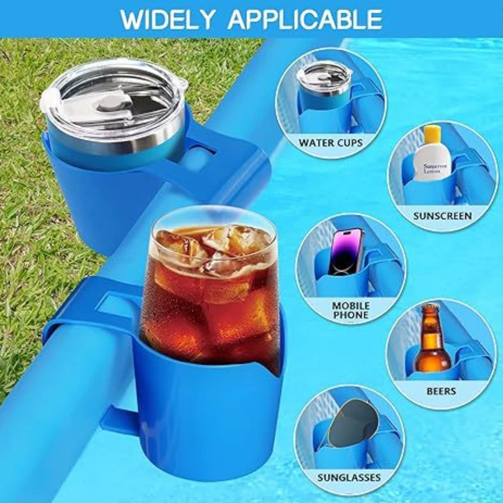 Swimming pool cup holder storage rack Swimming pool beverage beer cup holder Hand soap hanger