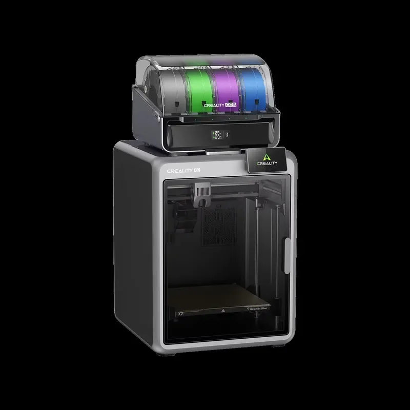 K2 Combo 3D Printer 600mm/s Speed Support up to 16 Colors Printing Size 260mmx260mmx260mm Full Enclosed 3D Printer