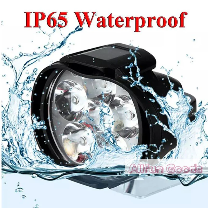 [T5]1 LED Motorcycle Headlight White Super Bright 6 LED Work Spotlight
