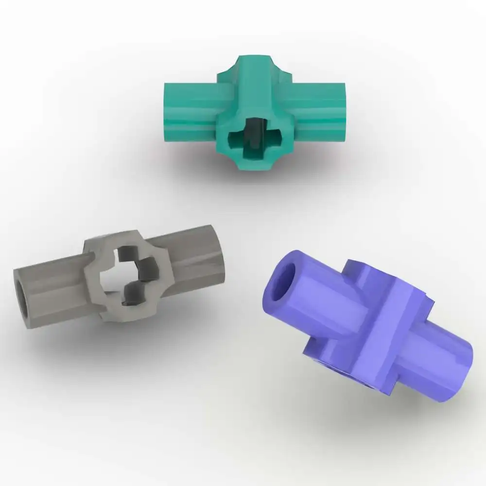 MOC 10 個 24122 ハブ 2 つのバーホルダー付き ブリックアクスルコネクタ スタッキングに適したビルディングブロックおもちゃ 大人 男の子 ホリデーギフト