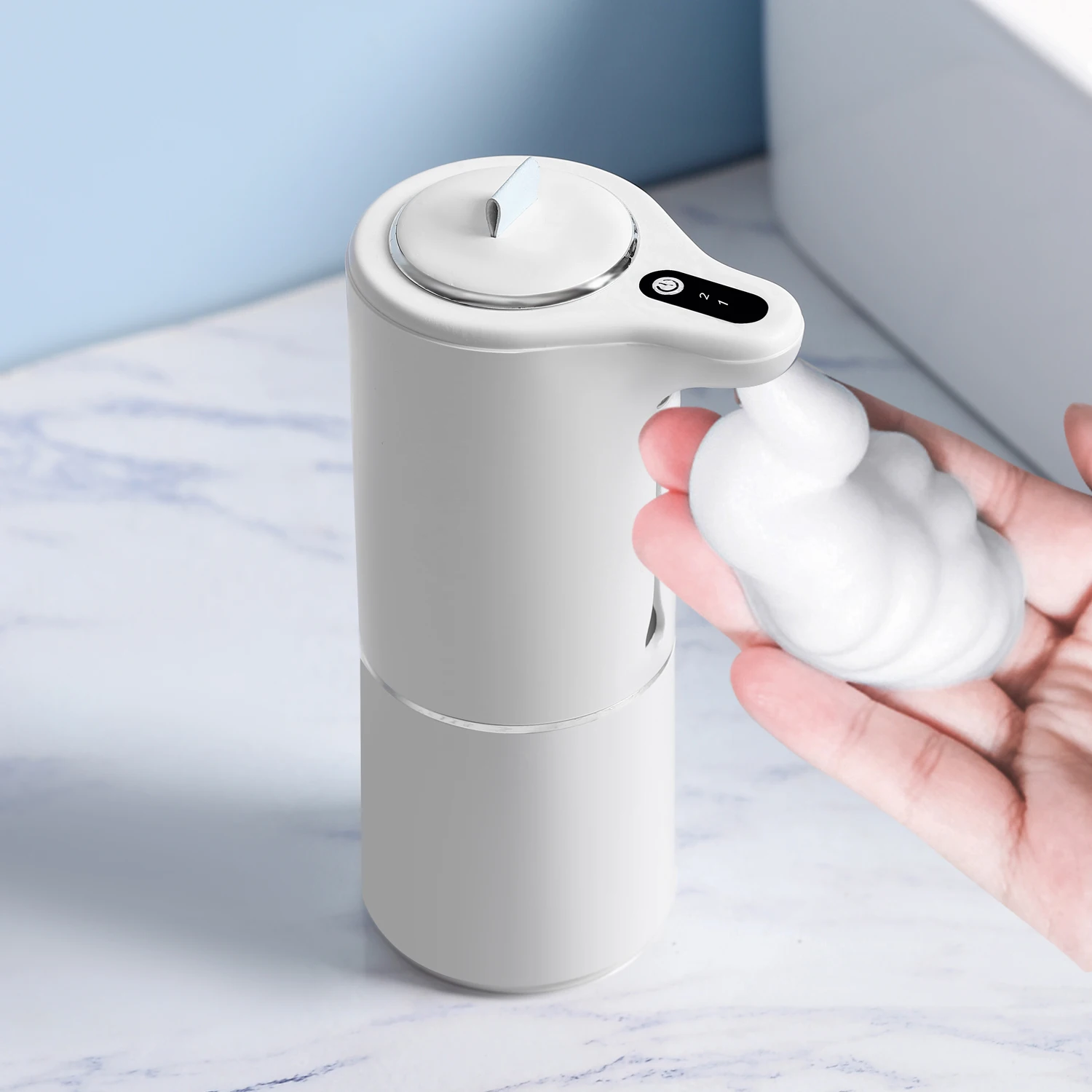 NEW Automatic Foam Soap Dispenser USB Rechargeable Vertical Mount Touchless Soap Dispenser Sanitizing Machine Liquid Sanitizer