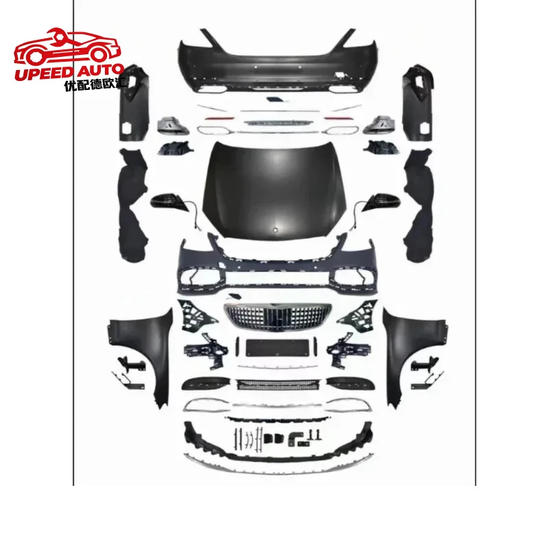 

Suitable for W221 Up To W222 Body - W221 S Class 2006-2012 Year Upgr New Widebody Kit Bodykit