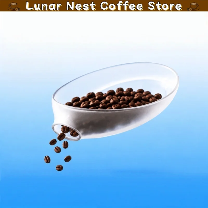 Origami Coffee Bean Dosing Plate Translucent Sample Tray Storage Display Dish For Home Barista Coffee Brewing Coffee Lovers Gift