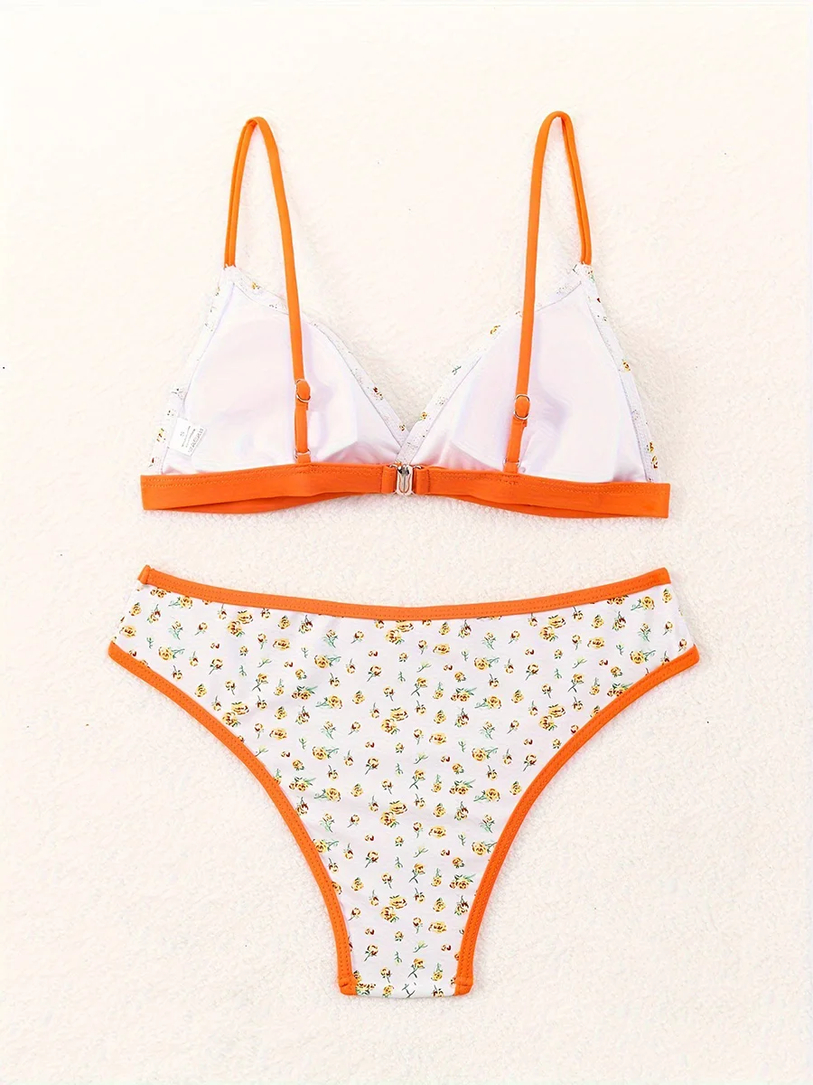 Push Up Bikini 2025 Sexy Swimsuit Women Swimwear Micro Bikini Set Swim Suit Bandeau Print Beachwear Brazilian Biquini Female