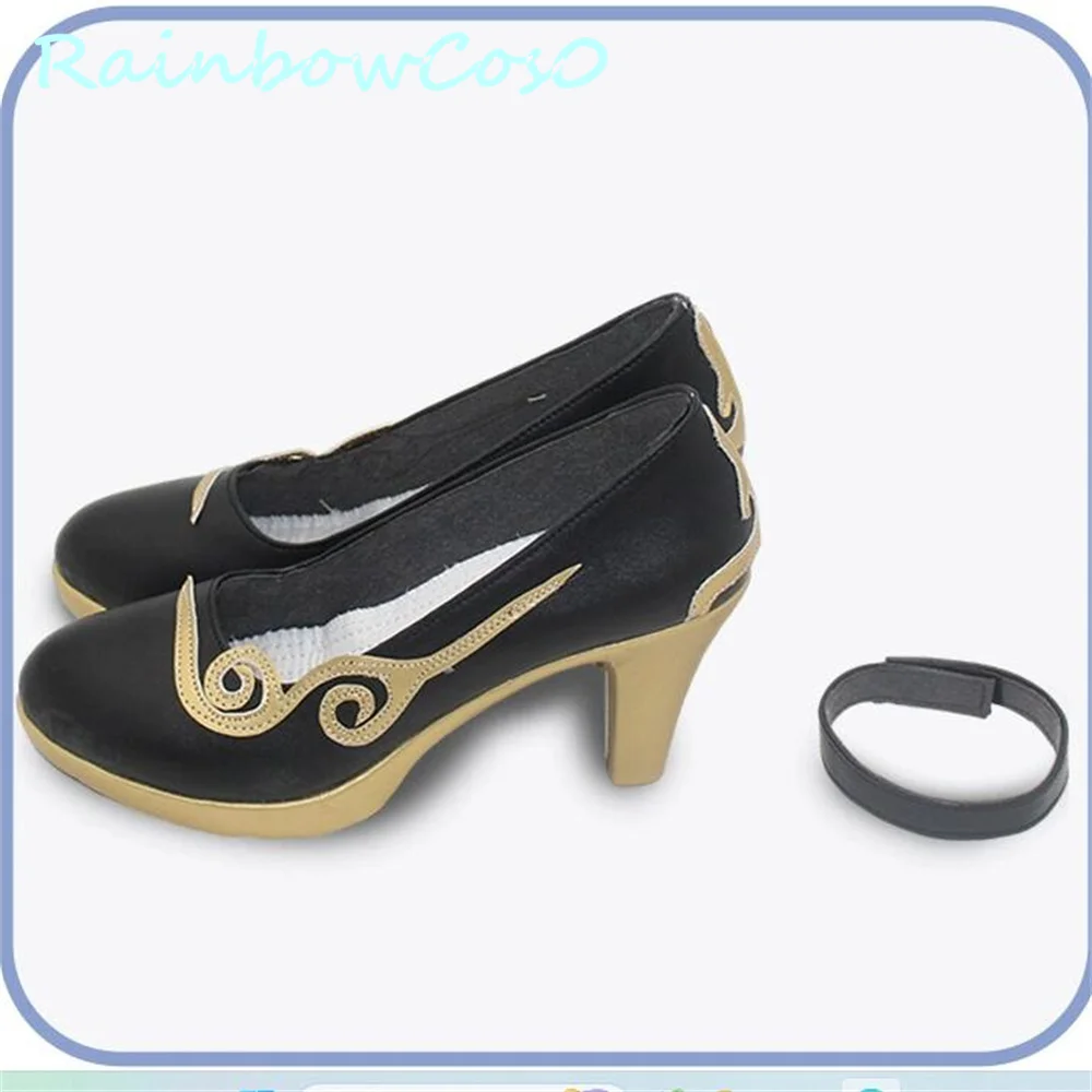 Yukong Yu kong Honkai Star Rail Honkai Impact Scarpe Cosplay Stivali Gioco Anime Halloween Natale RainbowCos0 W3361