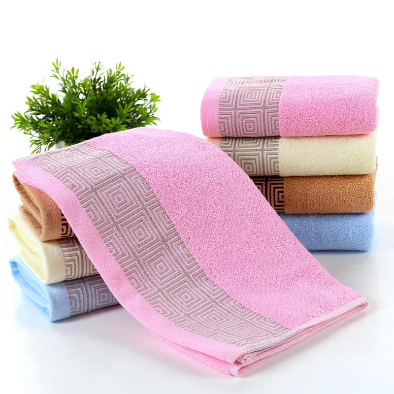 Womens Mens Hand Towel Microfiber Towel Household Bathroom Hand Face Towel Solid Color Quick Dry Hair Absorbent Gym Sport Towel