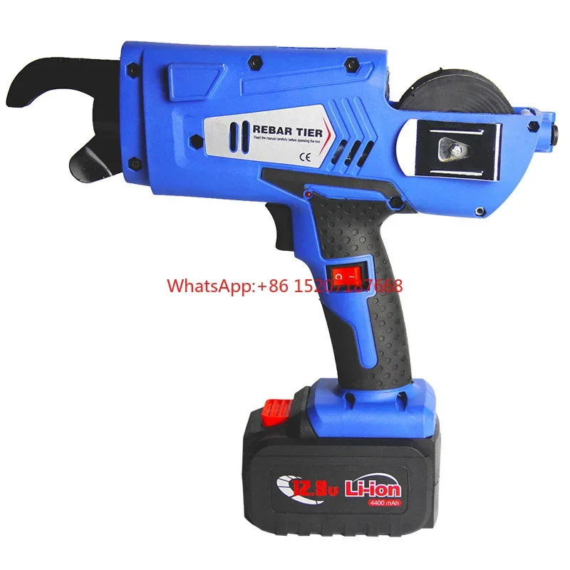 New Automatic Steel Bar Tying Machine 12v Lithium Rechargeable Tying Machine