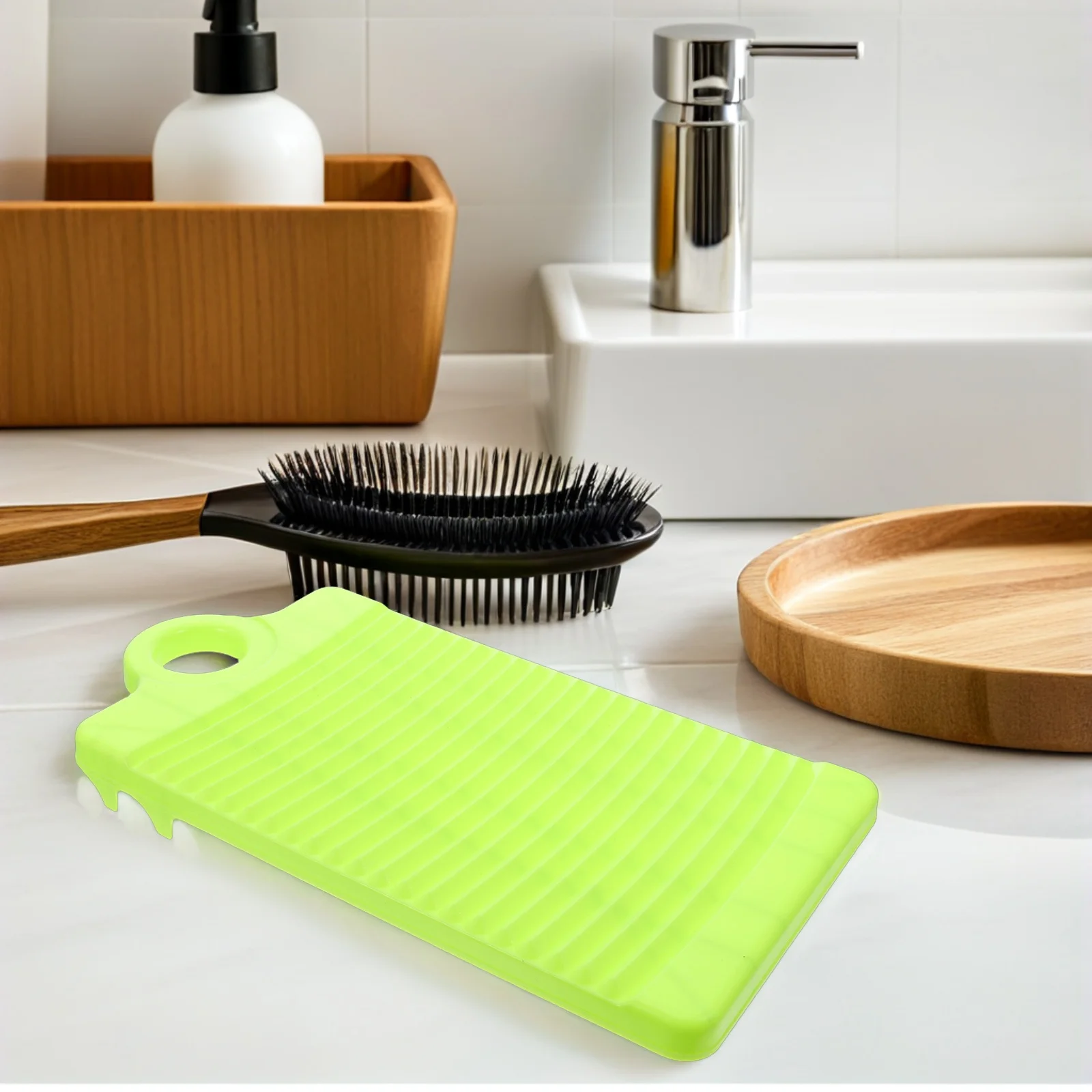 

Washboard Laundry Hand Scrub Handheld Washboards for Handwashing Pp Clothes Travel Manual Hangable Antislip