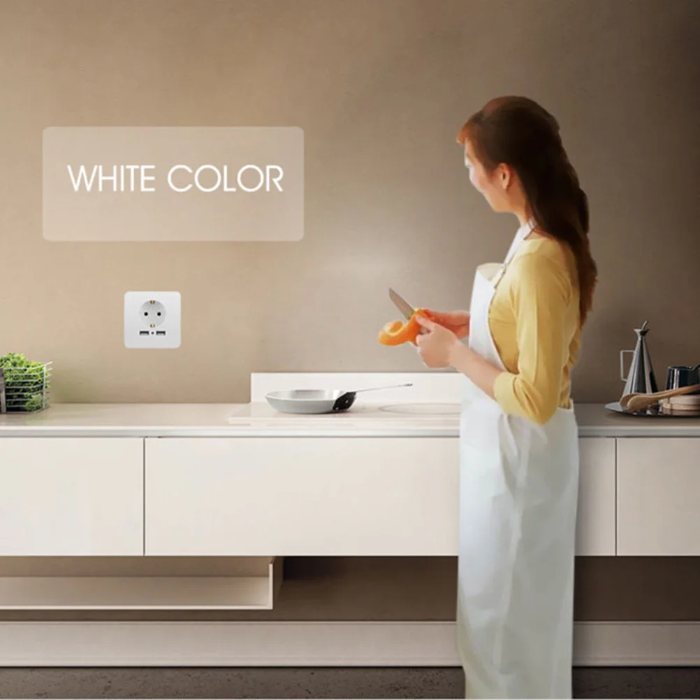 

Dual USB Outlet Simultaneous Charging Safety Components Easy Installation Home Office