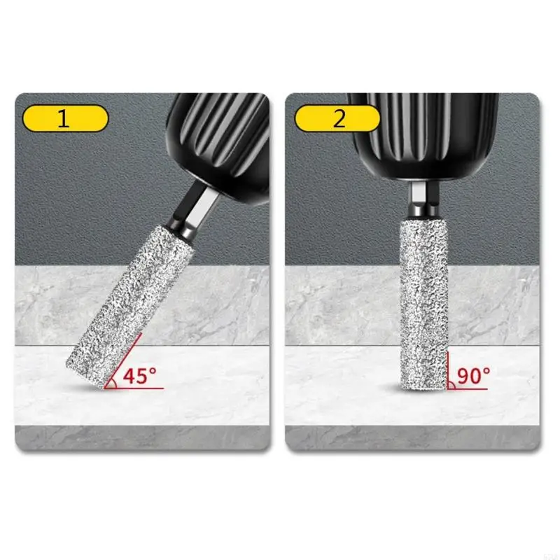 57qf Dry Drilling Diamonds Diamons Bits Bits Plain Pail Cutter 6 мм/8 мм/10 мм/12 мм