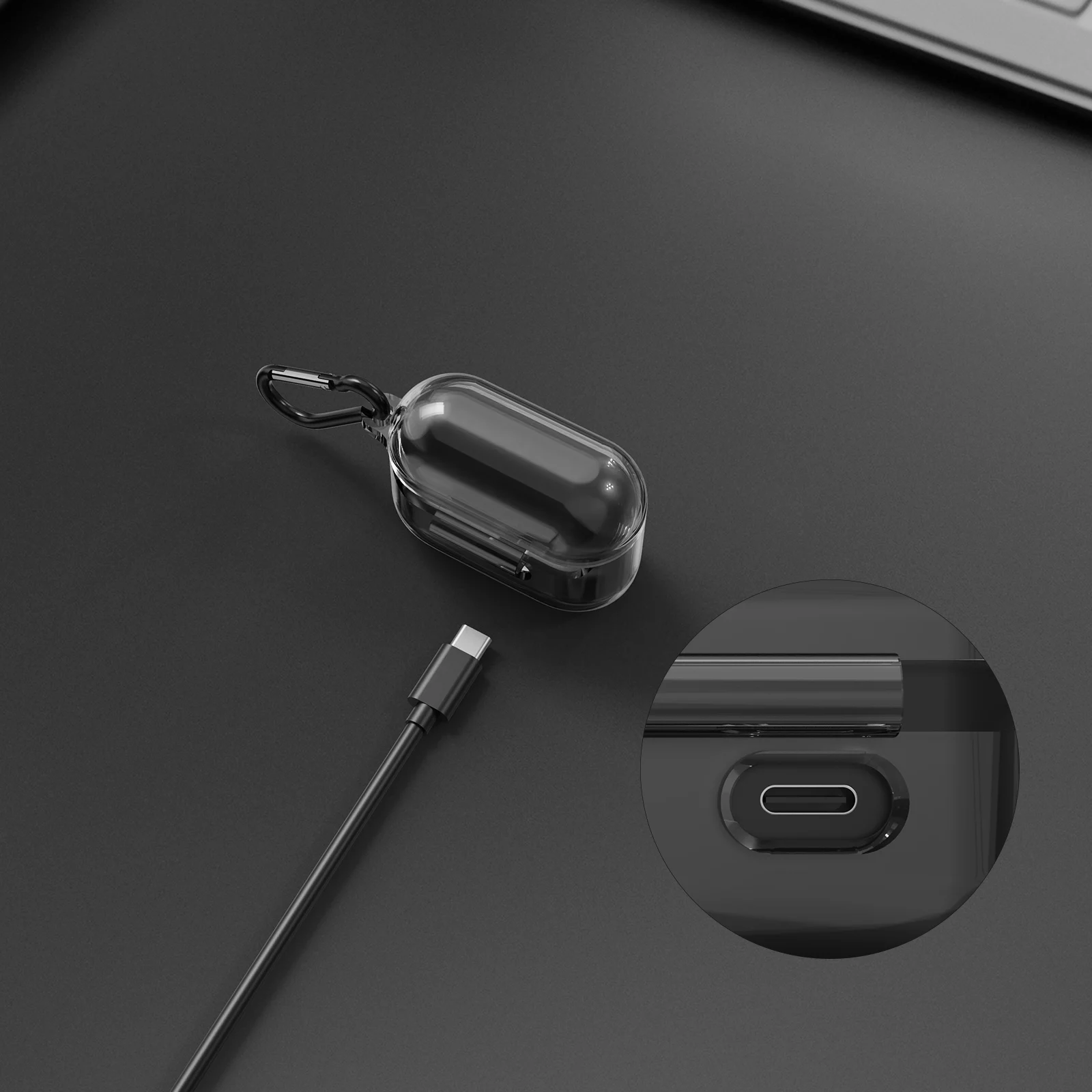 Custodia in TPU Geekria compatibile con Sony LinkBuds S True Wireless Earbuds, Cover in pelle per auricolari