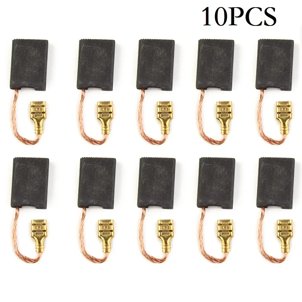 10pcs Angle Grinder Carbon Brushes For GWS 20-230 H Angle Grinder Power Tool Replacement Parts 6.3x16x22mm