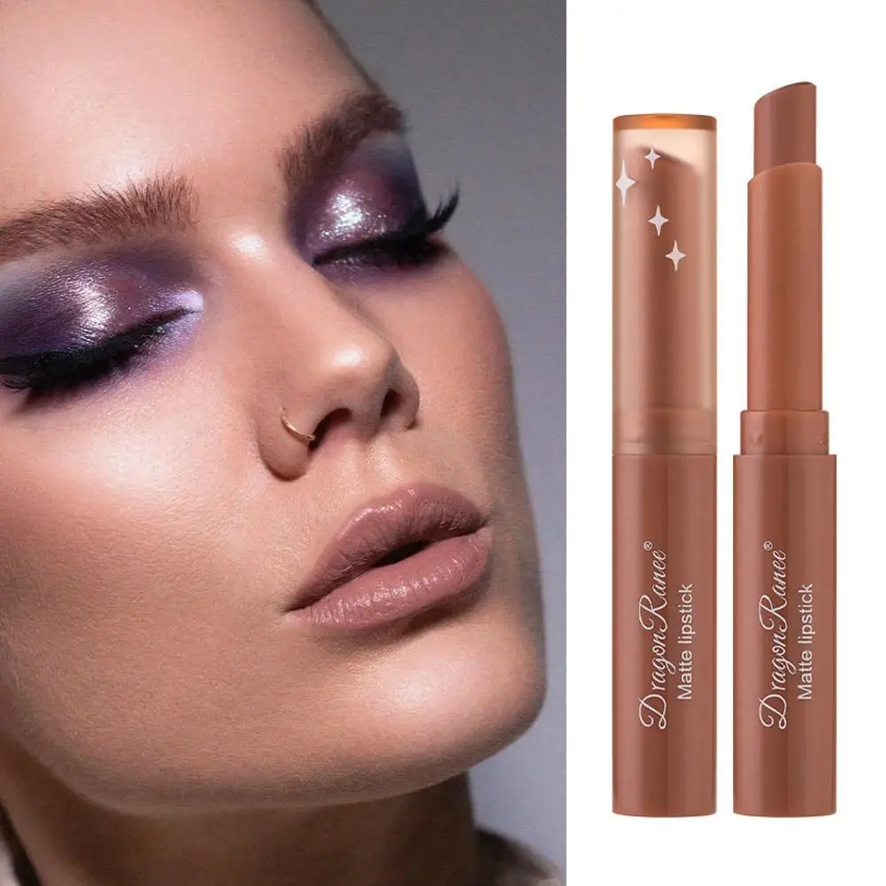Lipstick Pen 8 Colors Waterproof Long Lasting Non-stick Cup Lip Stick Velvet Smooth Lip Makeup for Daily Party Cosmetic Gift