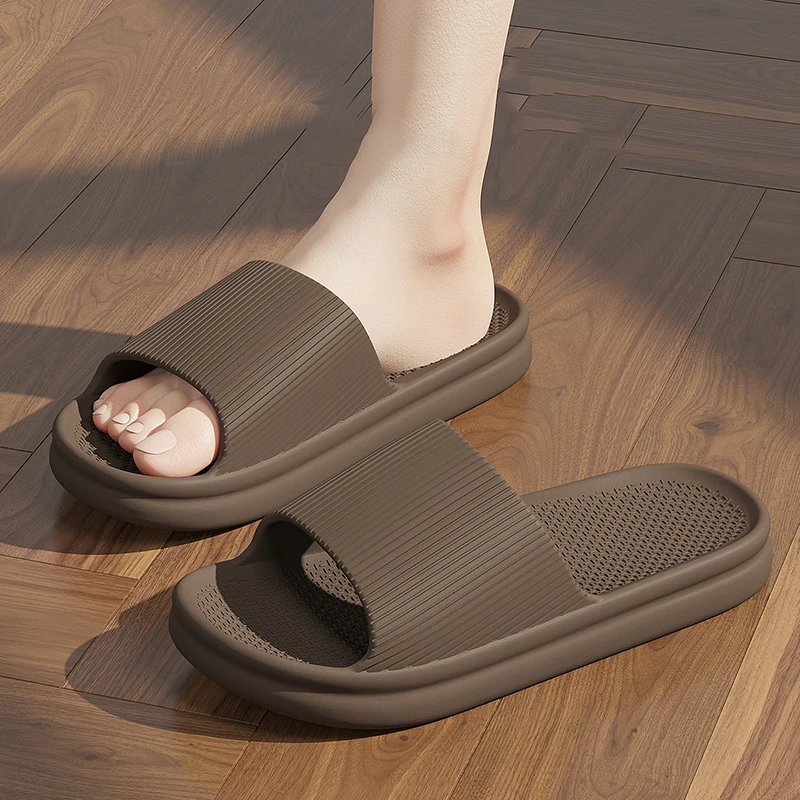 Big Size 48-49 Men Slippers Indoor Outdoor EVA Flat Sole Home Slippers For Women Man Soft Non-slip Couple Beach Shoes Sandals image 2