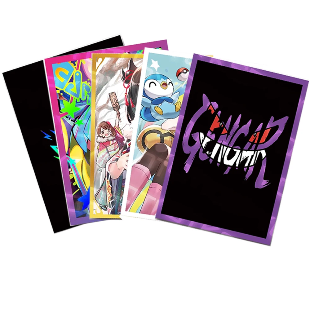 60 teile/satz Pokémon Gengar Karte Ärmeln PTCG Anime Dawn Marnie Iono Pikachu Trainer Karte Fall Sammlung Karte Fall 67*92mm