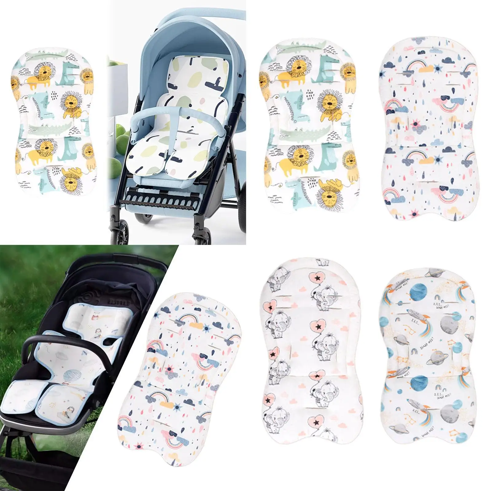 Infant Car Seat Insert Comfortable Multifunctional Universal Easy to Clean Head