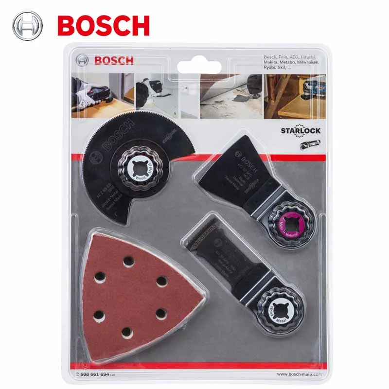 Bosch 2608661694 Gop All in One Universal Set 13Pcs Oscillating Multi Tools Starlock Accessories