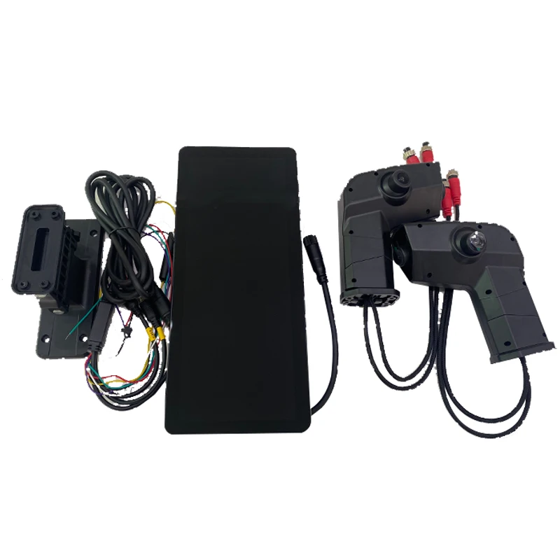 HD 10.36 Inch 1080P IPS Electronics Mirror Dual Lens Rear View Car Bus  System Heavy Duty Truck Bus Trail Black Box - view 4