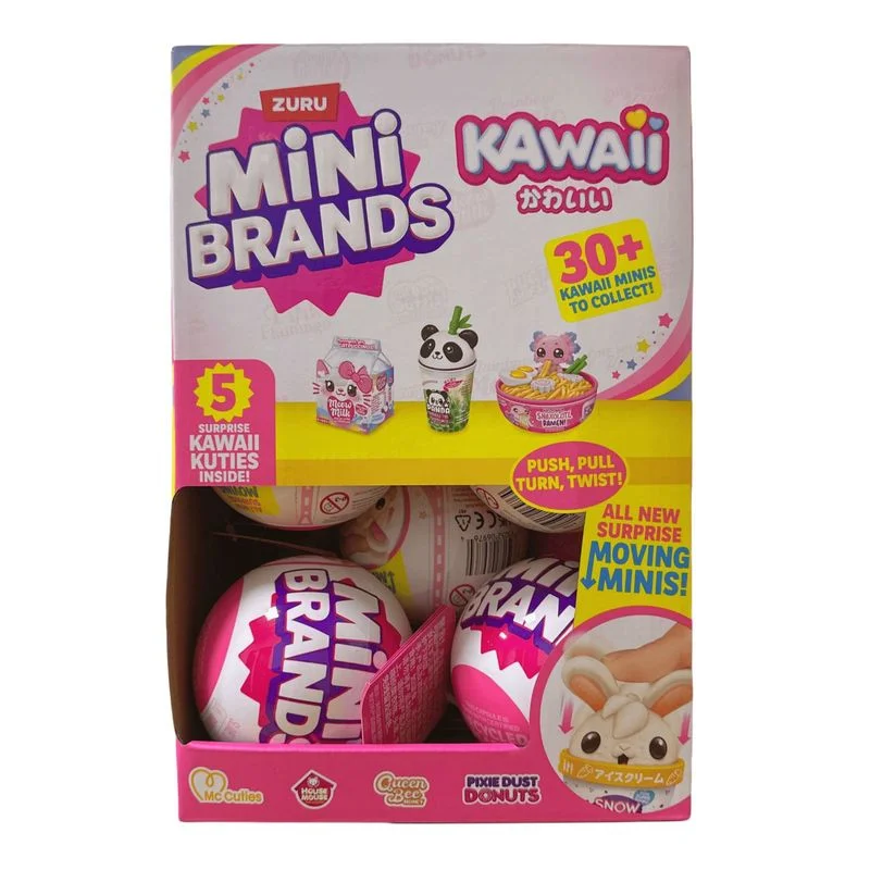 Zuru Mini Brands Kawaii Surprise Ball Miniatuur verzamelbare bewegende figuurtjes Stressverlichting Home Decor Ornament Groothandel