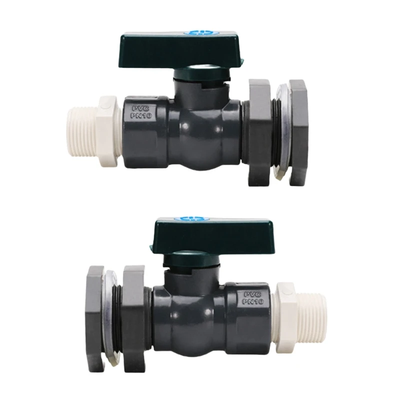 C63B Durable Spigot Set for Rain Barrels Quick Install Plastic Valves Spigot Set for Home and Garden Water Systems