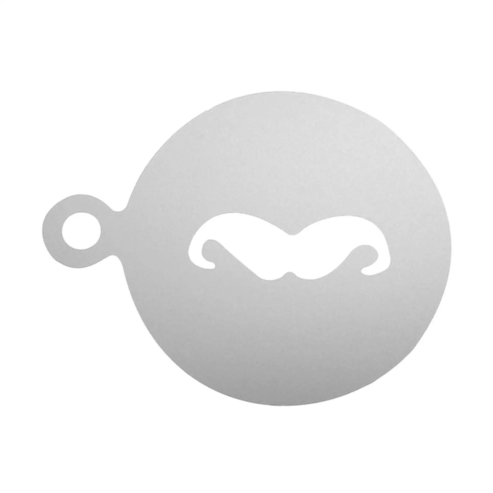 Coffee Stencils Reusable Stainless Steel Latte Art Template DIY Cake Decorating Tool for Home Baking