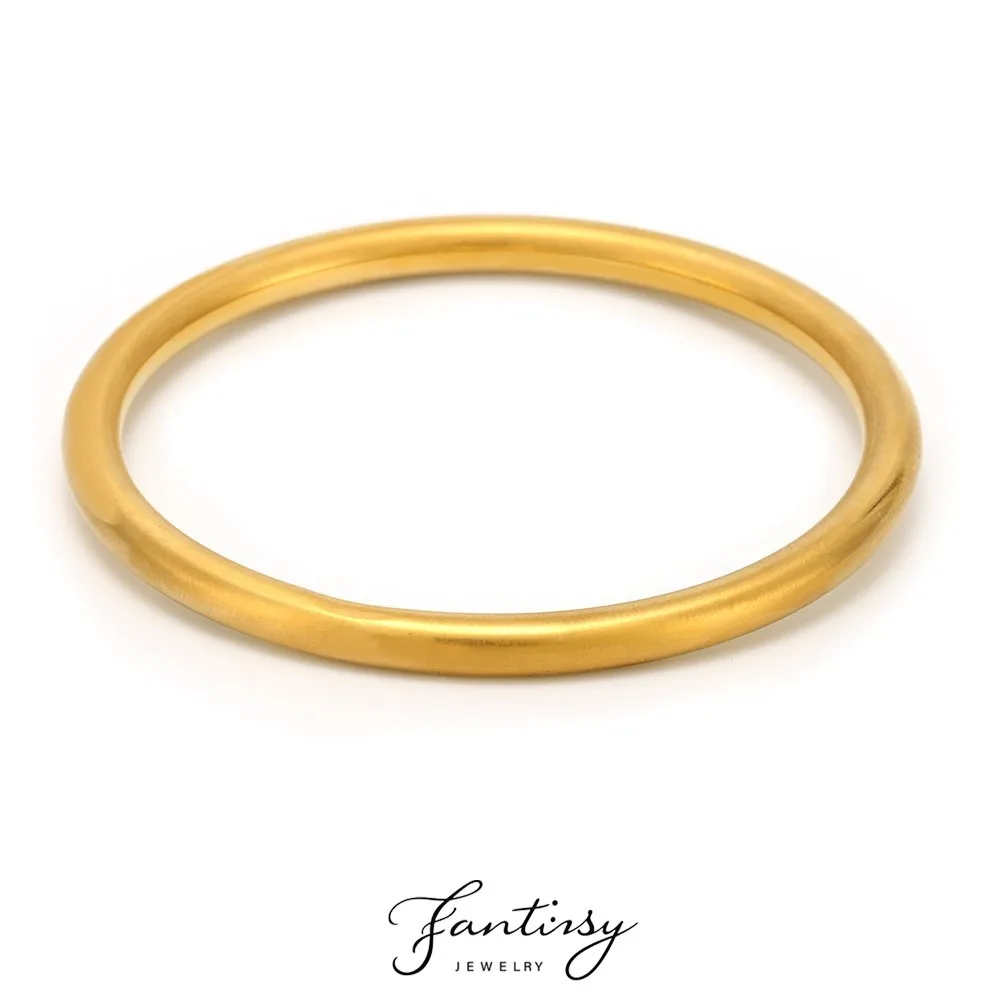 

316 Stainless Steel Bracelets for Women Simple Gold Color Silver 18K Hand Bracelet Girls Luxury Bangle 5 Sizes Wholesale