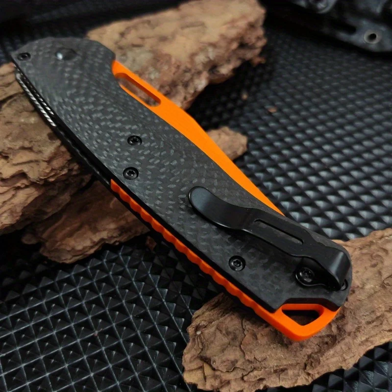 

BM 15535 D2 Blade Carbon Fiber Handle Survival Pocket Knife Outdoor Folding Hunting Self-defense Utility Camping Multitools EDC