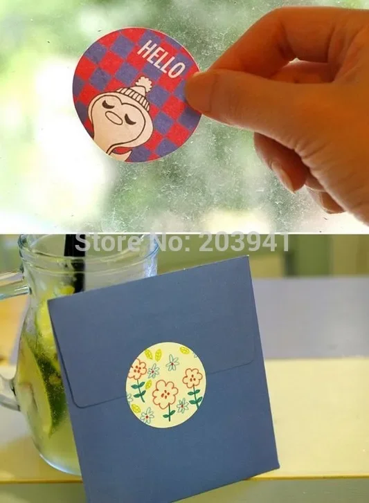 12pcs/lot Korea Cute MAIN STREET Point Sealing Sticker DIY Note sticker Decoration label Multifunction