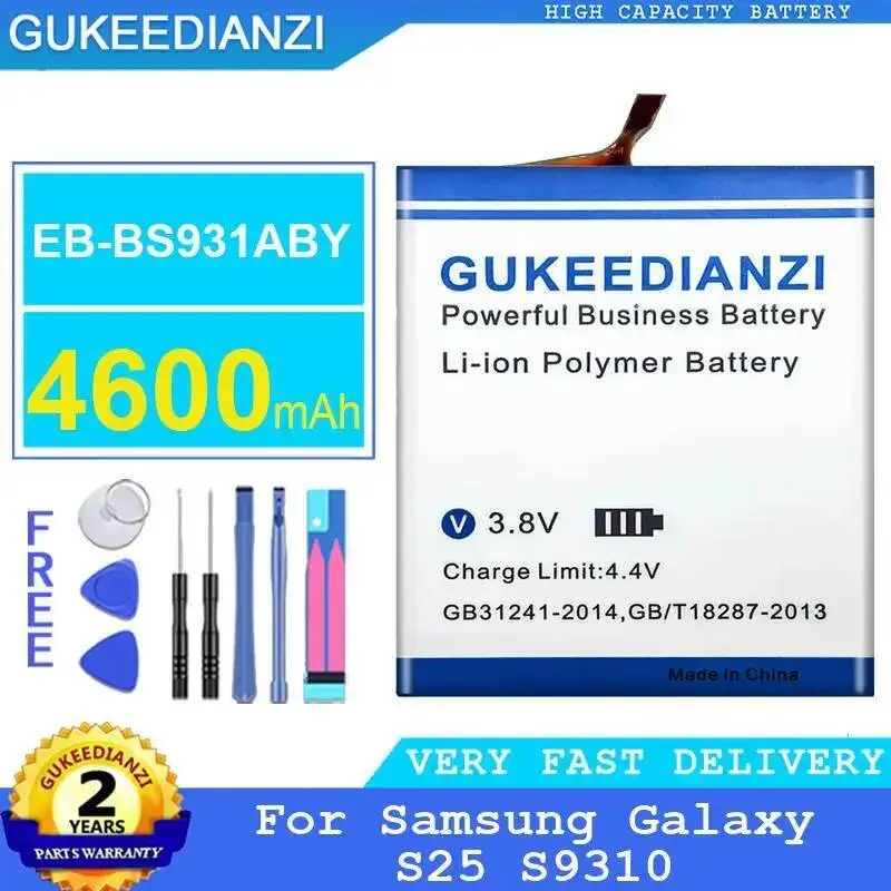 

Стабильный аккумулятор для мобильного телефона 4600 мАч EB-BS931ABY для Samsung Galaxy S25 S9310