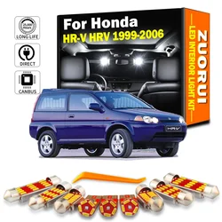 ZUORUI 10Pcs Canbus LED Interior Dome Map Light Kit For Honda HR-V HRV 1999 2000 2001 2002 2003 2004 2005 2006 Number Plate Bulb