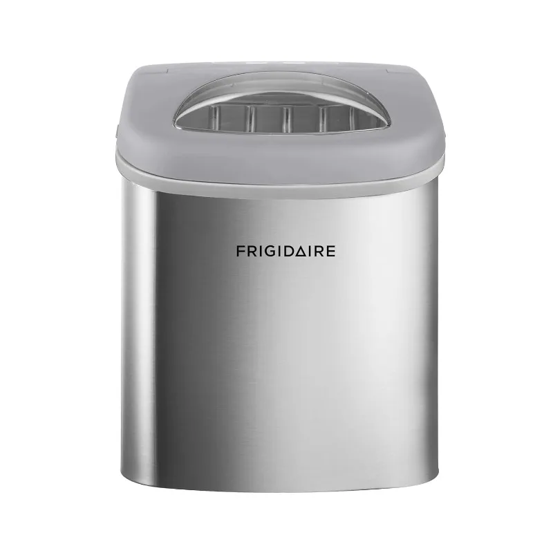 

FRIGIDAIRE EFIC189-Silver Compact Ice Maker, 26 lb per Day, Silver (Packaging May Vary)