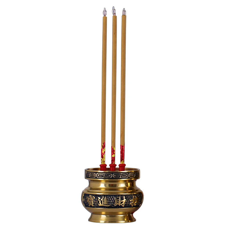 Household Electronic Censer Indoor Electronic Burner Buddha Supply Plug-in Incense Burner Enshrine God of Wealth Candle Light