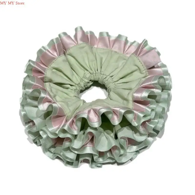 

N1HE мягкие и эластичные плиссированные модные галстуки для волос для женщин, которые любят нежные стили и удобные аксессуары