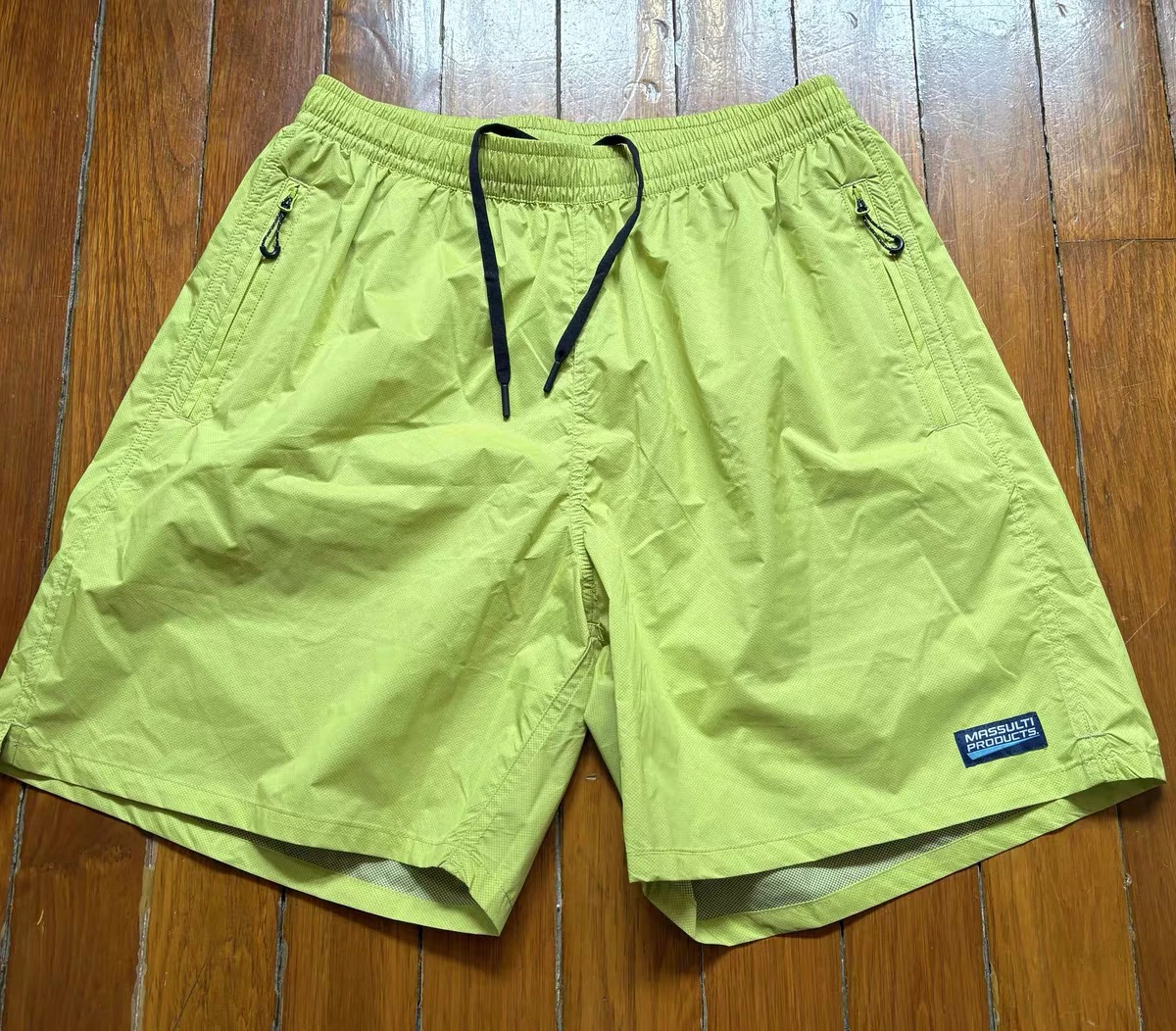 

American Sle Summer Lightweight Qui Dry Five-Point Men's orts Zipper Design Casual Loose Beach Sports orts