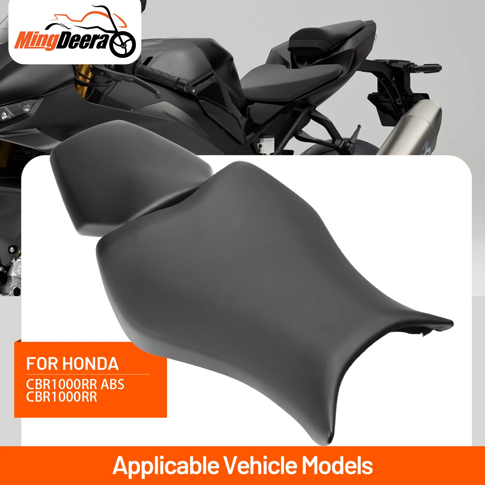 

Fit For HONDA CBR1000RR CBR1000 RR 2008-2016 Motorcycle Black Rear Passenger Seat Pillion Cushion Front Rider Driver Seat