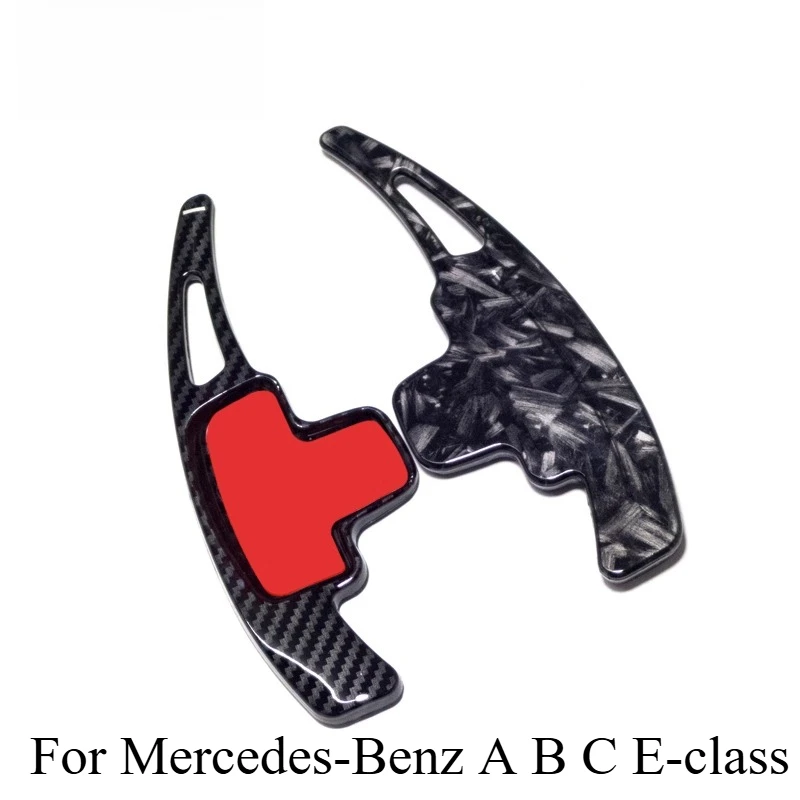 For Mercedes-Benz A B E-class Paddle Shifter GLA GLC Class Extended Carbon Fiber Modification Chassis Parts Accessories