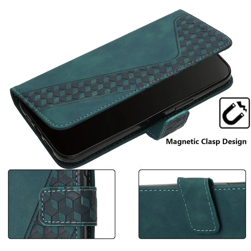 حافظة لهاتف OPPO Reno 13 Pro 12 11 13F 12F 11F محفظة جلدية غطاء كتب Funda HX004
