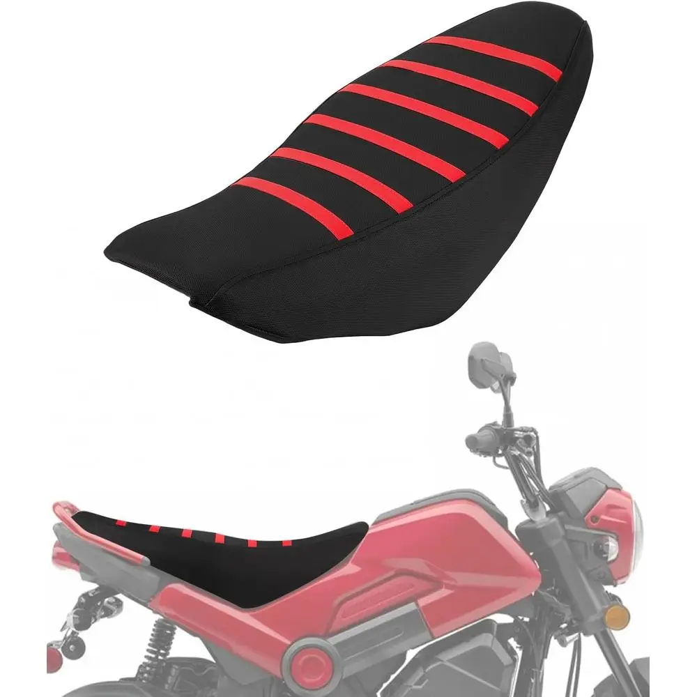 

Motorcycle Seat Cover, Non-Slip Cushion Protector - Red for 110cc Scooters