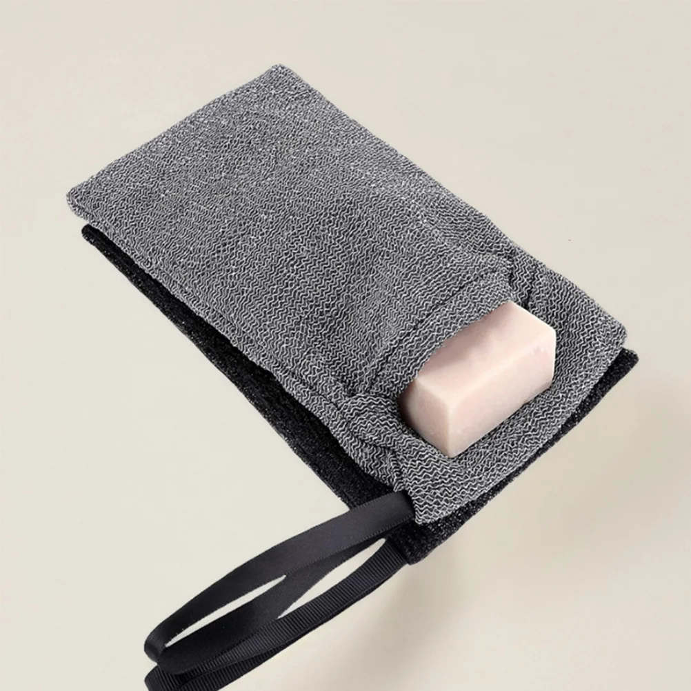 

2Pcs Nylon Soap Saver Bag Mesh Exfoliating Pouch for Bar Soap Foam Net Scrubber Travel Home Bathroom Use Breathable Drainage