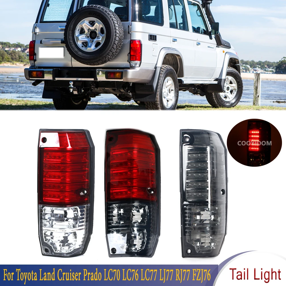 Auto Alleen Voor 5 Deur Achterlichten Brake Lamp Voor Toyota Prado Land Cruiser LC76 LC77 4500 LJ77 RJ77 FZJ76 GRJ76 HZJ76