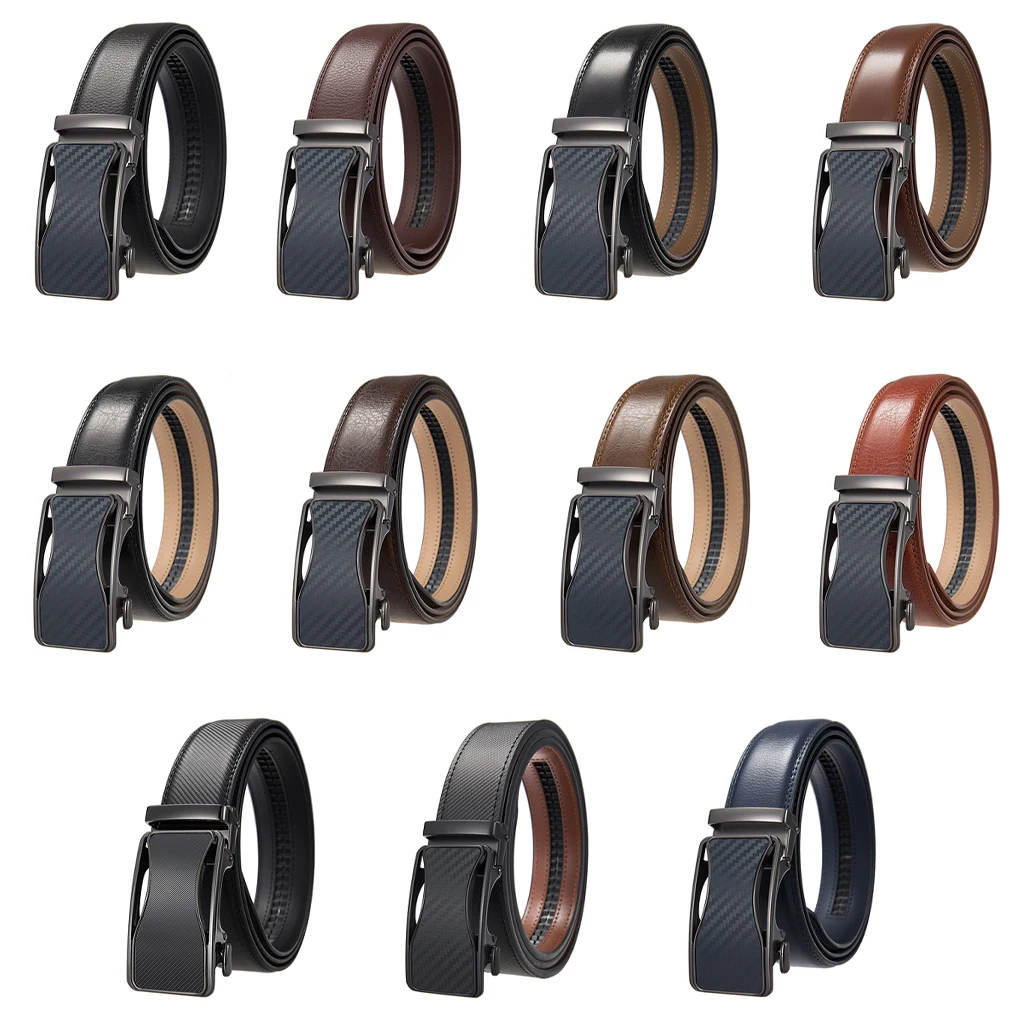 

Comfortable To Wear Automatic Buckle Belt For Men - Durable And Scratch-resistant Leather Exquisite